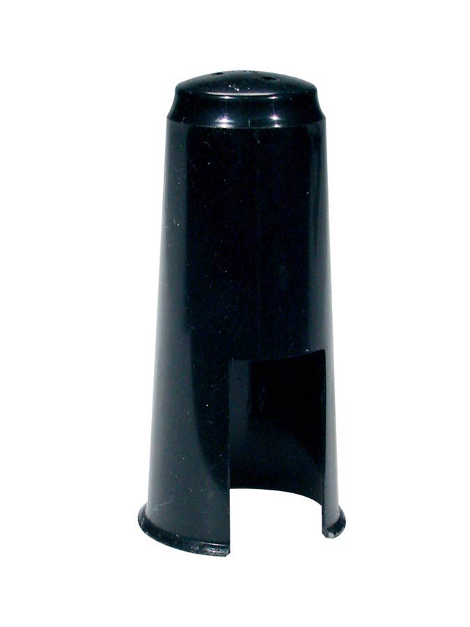 tenor saxophone mouthpiece cap, black plastic 32 mm., fits s