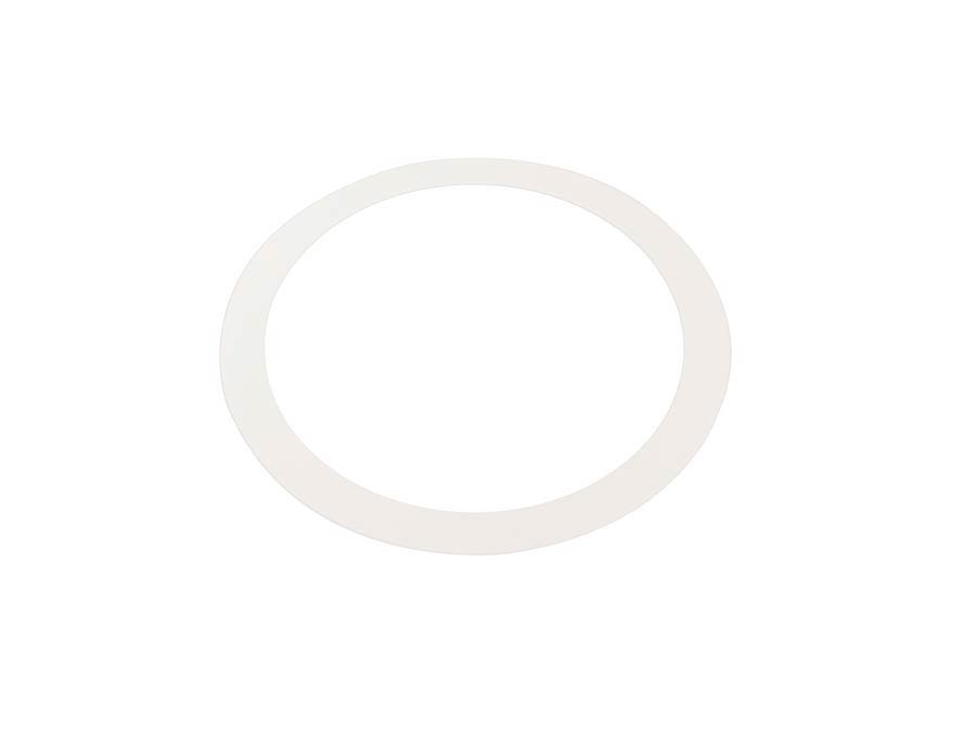 Overtone control ring set for drums, transparent, 6 rings, 10