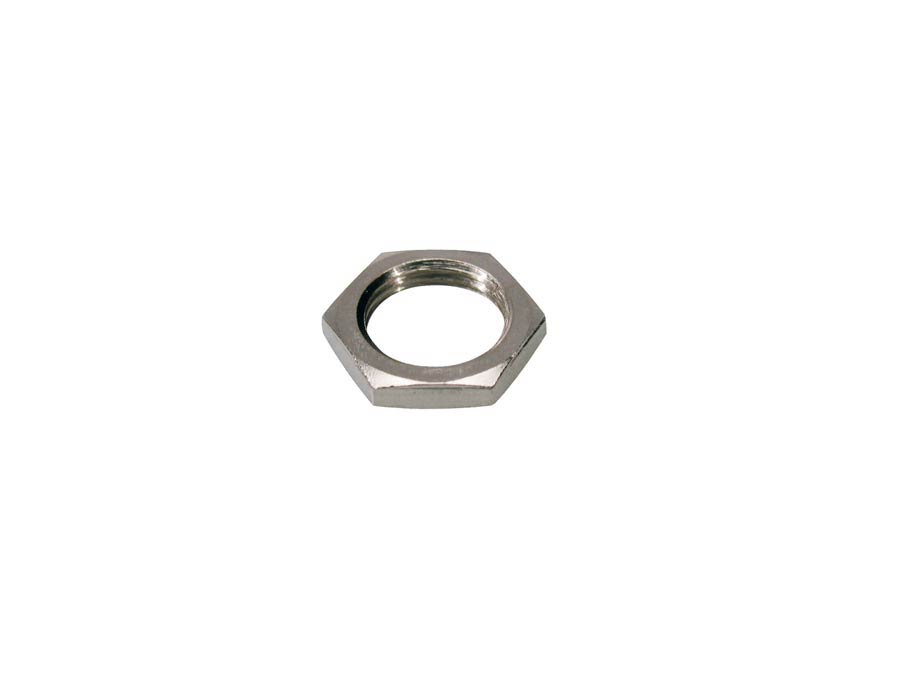 Nut for chassis connector, 12 pcs, nickel