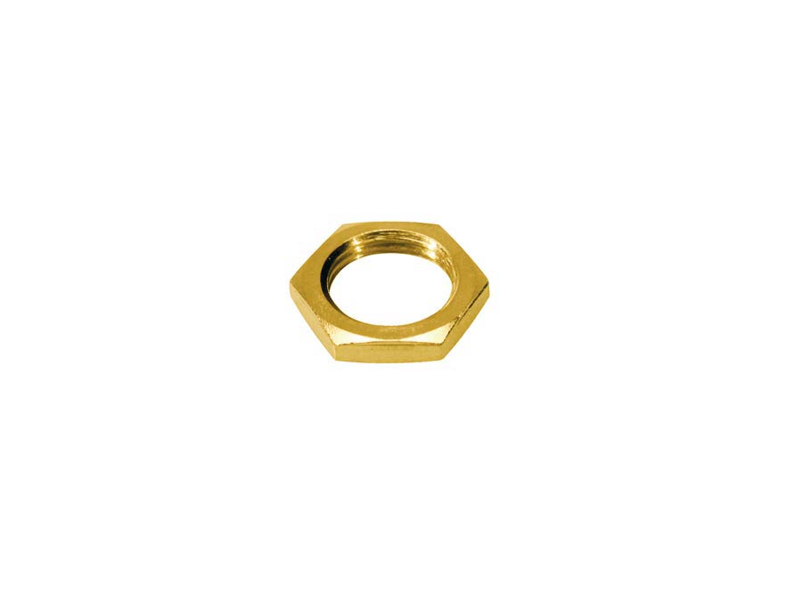 Nut for chassis connector, 12 pcs, gold