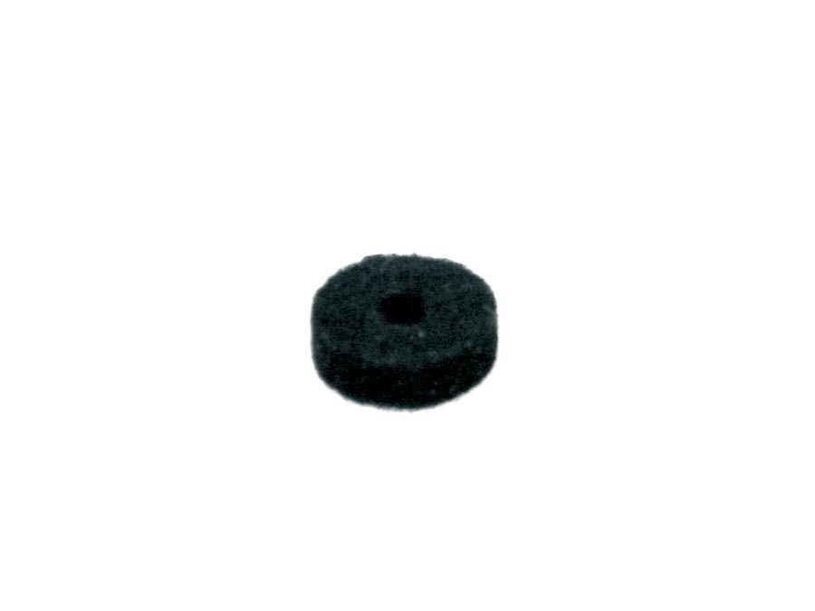 Felt ring for endpin, black, 12x3mm, 12-pack