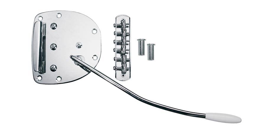 Tremolo jmaster, jag-style, made in Japan, chrome, with bridge