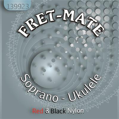 Fretmate Black'N'Red Nylon Soprano Uke Set