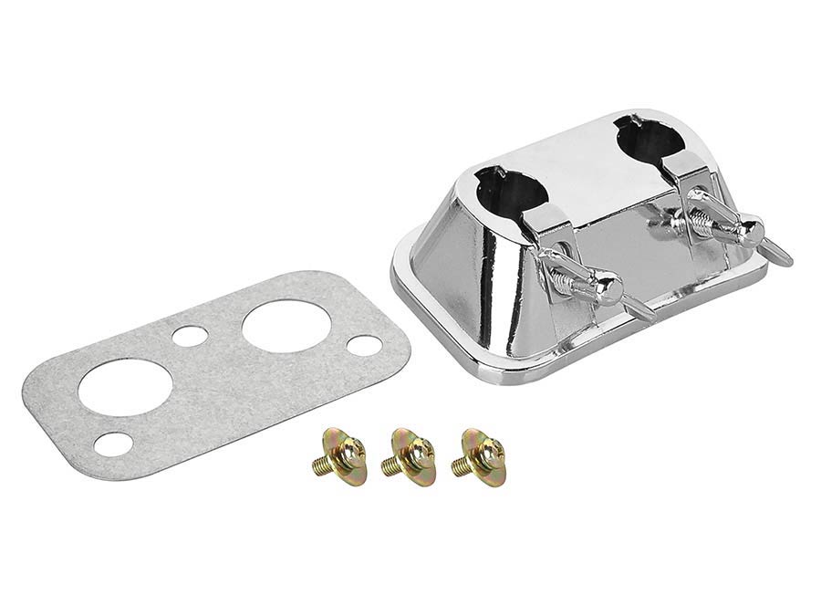 Bass drum bracket for 2 tom arms, diameter: 19.1mm., suitable for TTH-5-3 tom arms