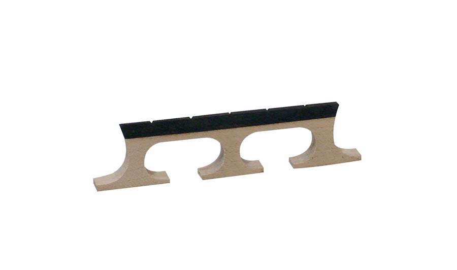 Bridge for banjo, maple, ebony saddle, for 5 string banjo, height: 11, 16