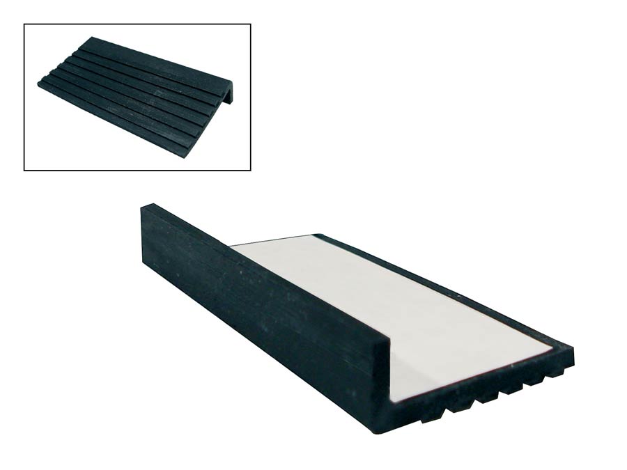 Bass drum pedal pads, non-slip, rubber, self-adhesive, 6-pack