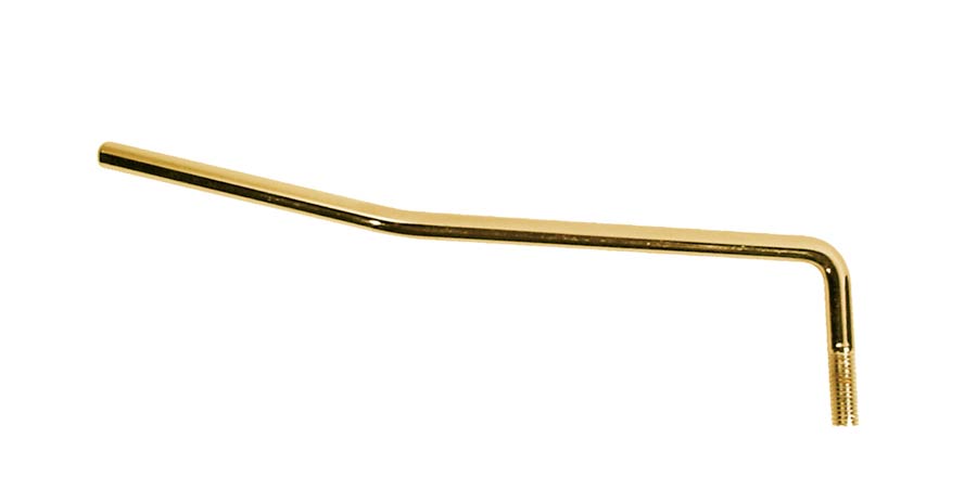 Tremolo arm, 6mm thread, 6mm arm diameter, no cap, gold