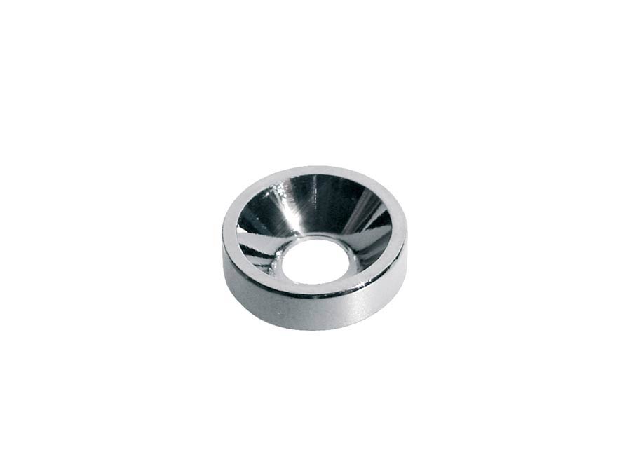 Neck mounting ferrules, 14,0mm, 4 pcs, chrome