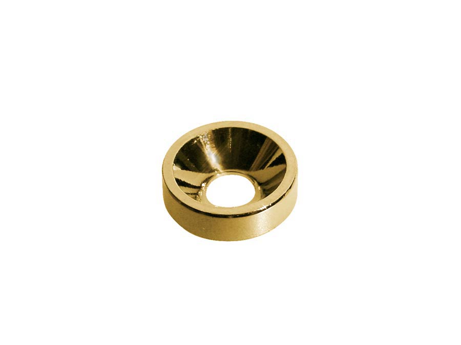 Neck mounting ferrules, 14,0mm, 4 pcs, gold