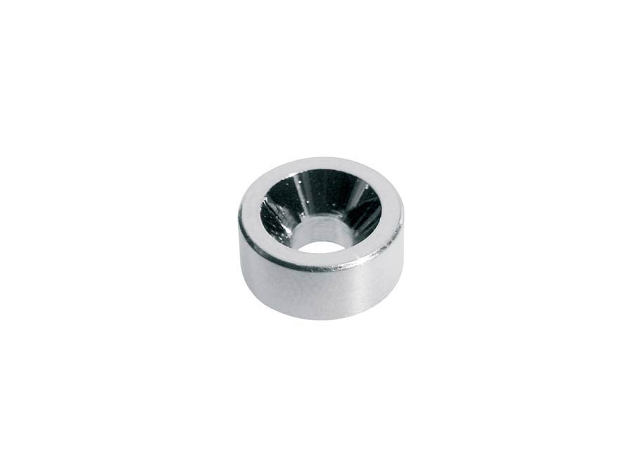 Neck mounting ferrules, 13,0mm, 4 pcs, chrome