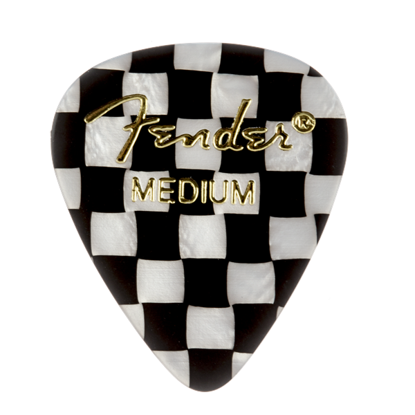 Fender Checker (12 Pack) Med Celluloid