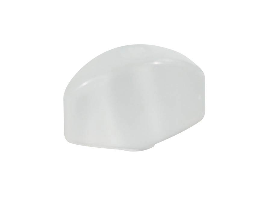 Machine head pegs, pearloid, white, bolt-on model, 23x17mm, 6-pack