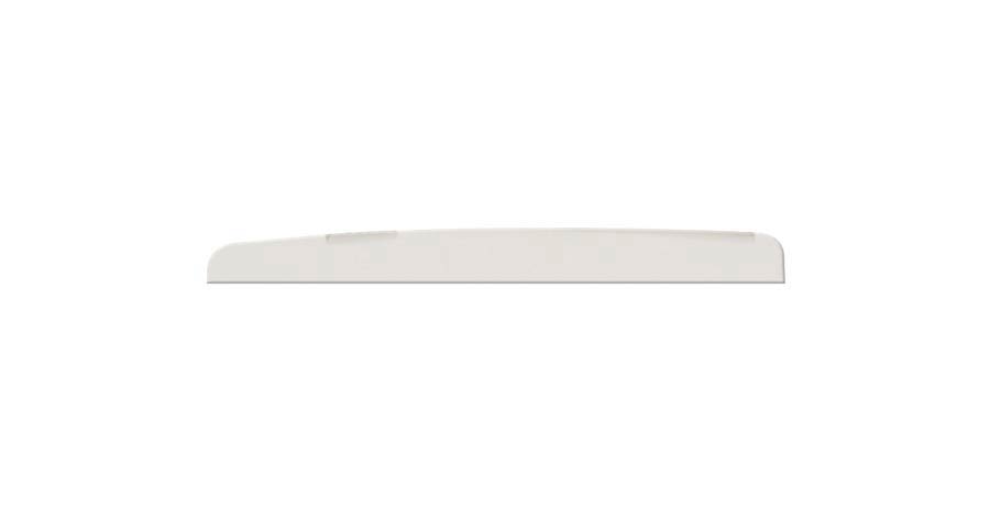 Bridge saddles, plastic, 6-pack, compensated, arched, 72-7-8-6-2,5mm