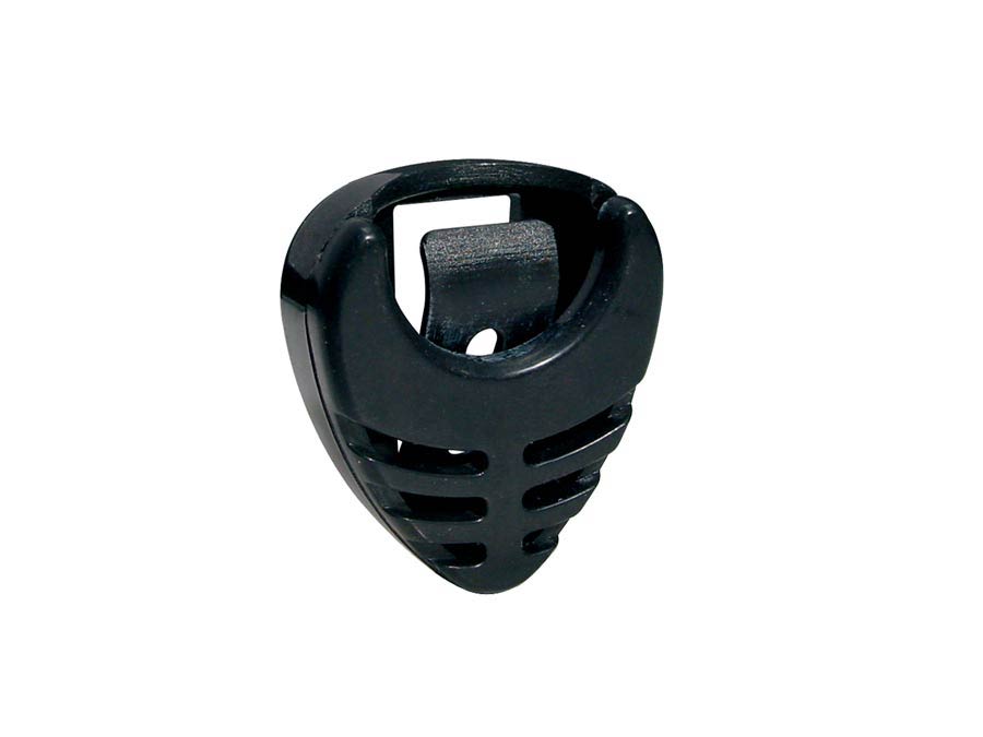 Pick holders, plastic, black, 6-pack