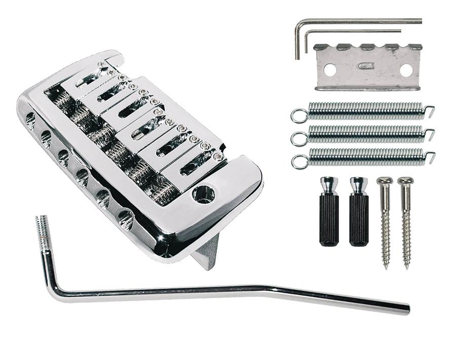 Tremolo Stallion, pitch 10,5mm, with 2 studs, chrome