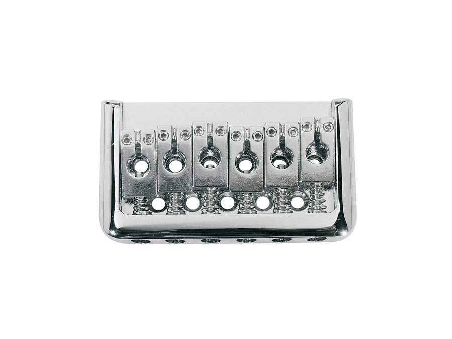 Bridge-tailpiece, PRS-model, pitch 10,5mm, chrome