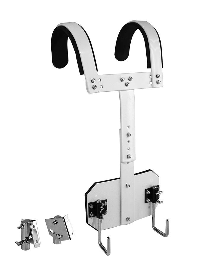 Harness for marching drums, aluminum, for snare and tenor drum, with lugs