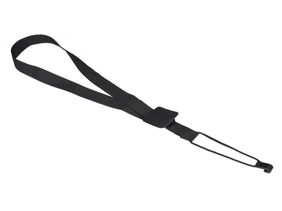 Classic guitar strap 10-pack, 10 straps with soundhole hook, black nylon, 30 mm. wide