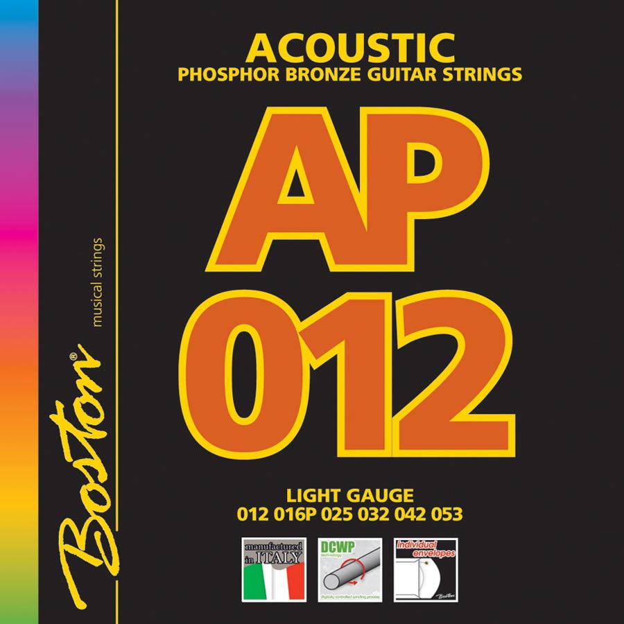 String set acoustic, phosphor bronze, light, 012-016-025-032-042-053