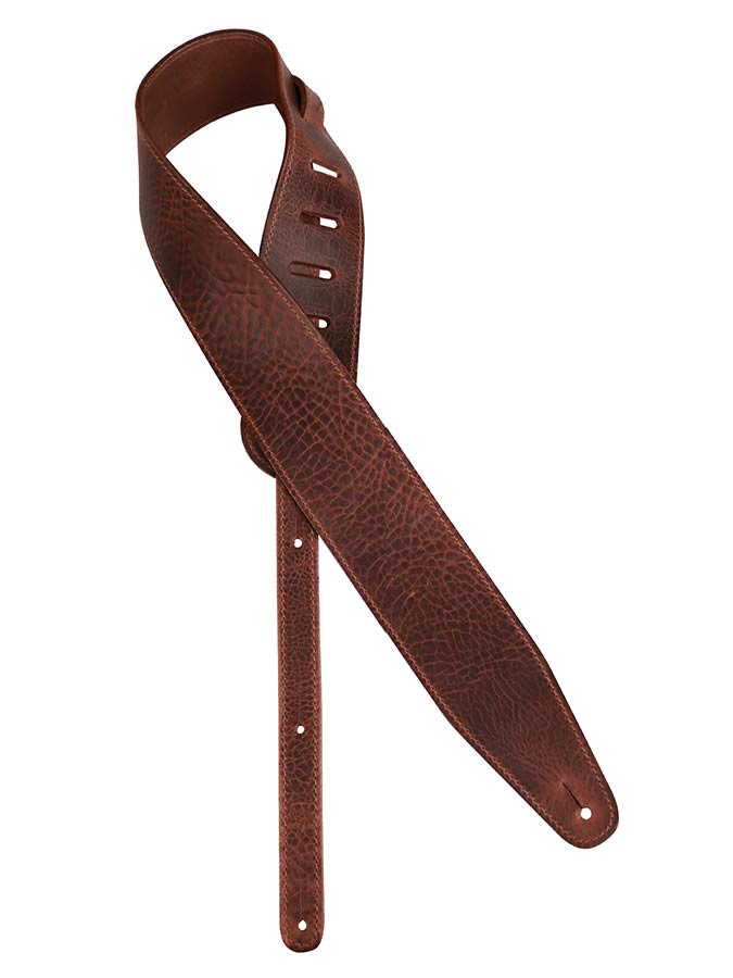 Gaucho cobbler series guitar strap dark brown