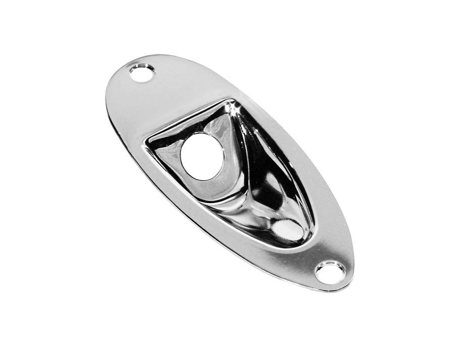 Recessed jack plate, Stallion, metal, nickel