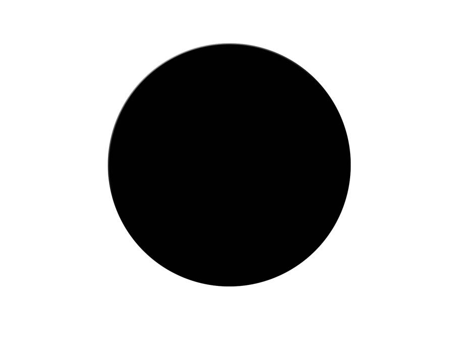 Black dot patch, with adhesive back, 12,5 cm. /5 inch