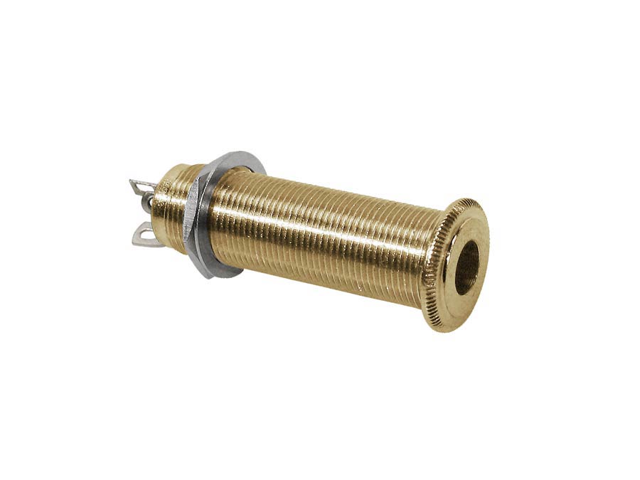 thick panel jack for 6,3mm, 3 pole nickel