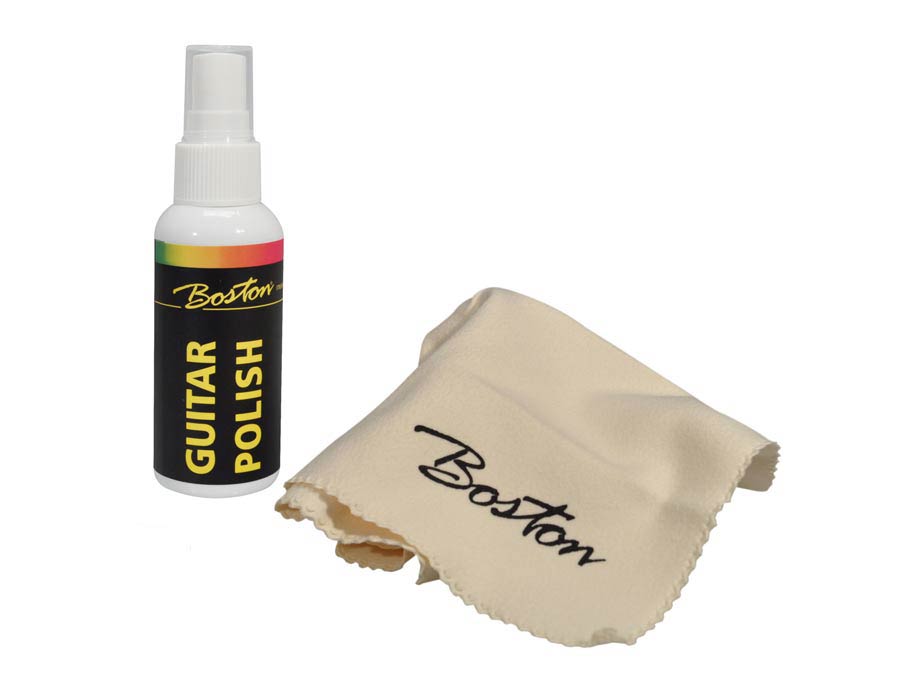Guitar maintenance kit, polish and cloth