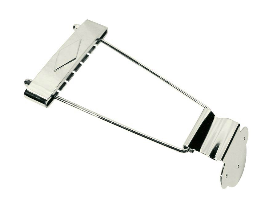 Tailpiece for semi acoustic guitar, 335 model, nickel