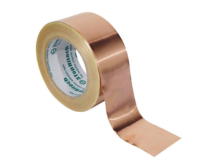 Copper shielding tape, 2 inch wide, 100 feet long