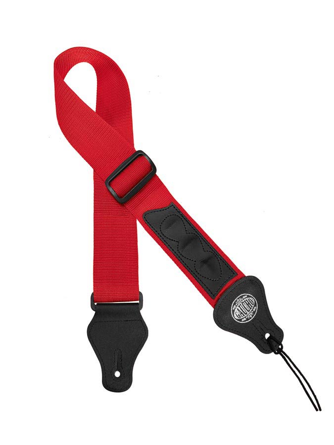 Standard Series Guitar strap, with 3 pick holders, red nylon