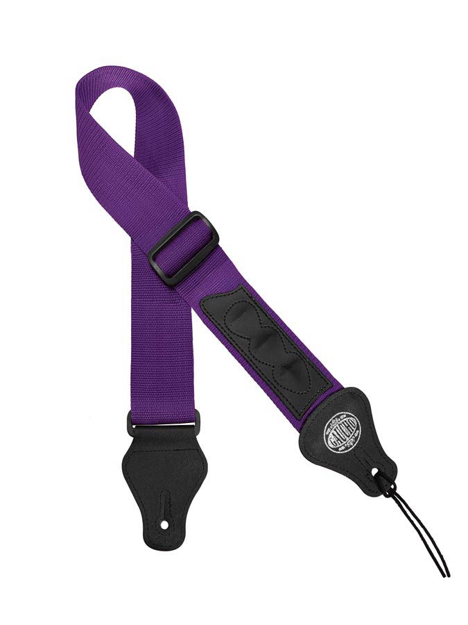 Standard Series Guitar strap, with 3 pick holders, purple nylon