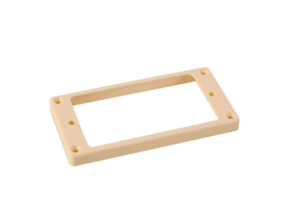 Humbucker frame, flat bottom slanted top, 7x9mm, ivory