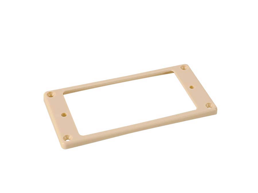 Humbucker frame, curved bottom slanted top, 3x5mm, ivory