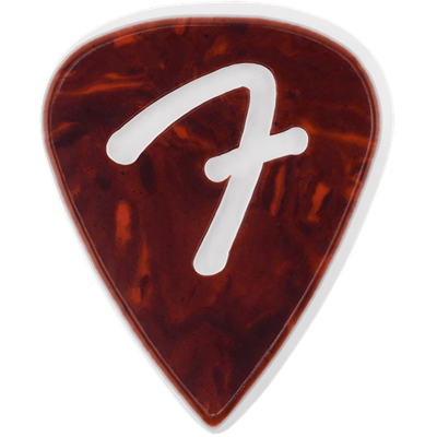 Fender 351 F Grip Shell Pick X 3