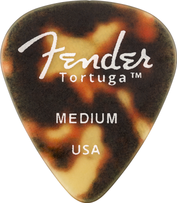 Fender 351 Tortuga Ultem Medium Shell Pick X 6