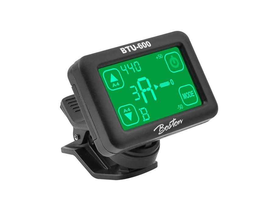 Chromatic clip tuner (also G+B+U+V), with touch screen display, 430-450Hz