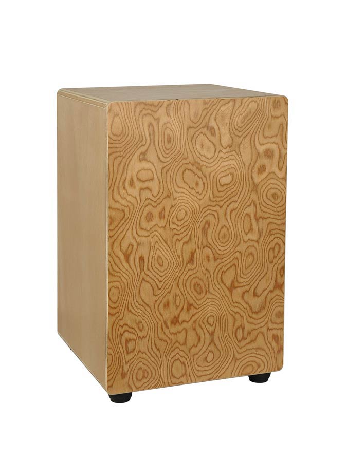 Cajon, 30x30x48cm, adjustable snare, amoeba