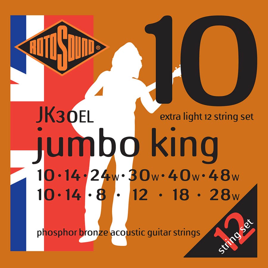 Jumbo king (bronze ex/light gauge) 12 string