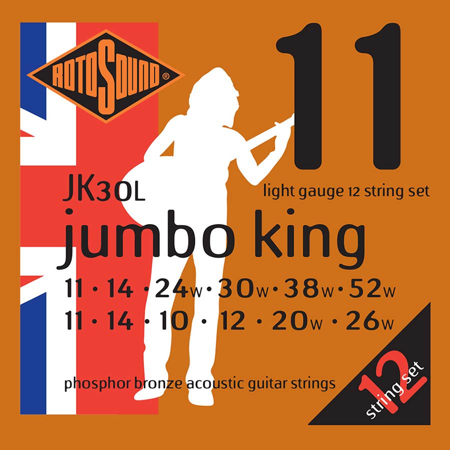 Jumbo king (bronze light gauge) 12 string