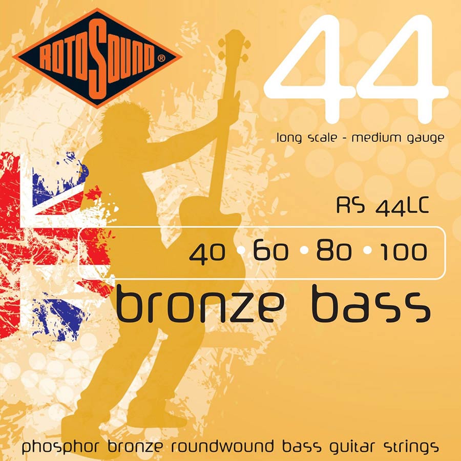 RS44LC Rotosound Bronze Bass 44 string set acoustic bass phosphor bronze 40-100