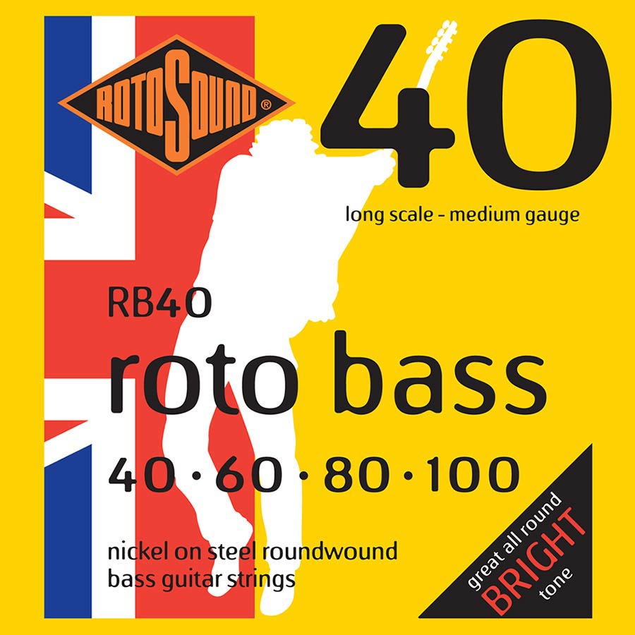 RB40 Rotosound Roto Bass string set electric bass nickel wound 40-100