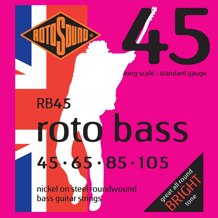 RB45 Rotosound Roto Bass string set electric bass nickel wound 45-105