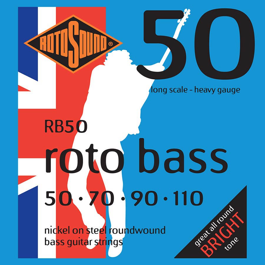 RB50 Rotosound Roto Bass string set electric bass nickel wound 50-110