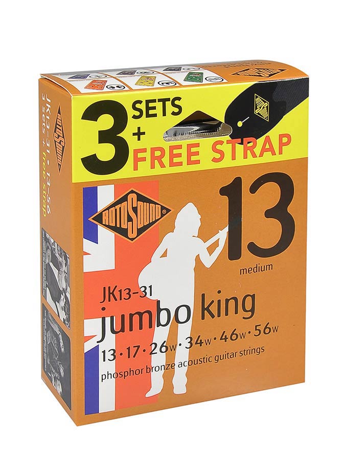 JK13-31 phosphor bronze x 3 sets plus 1 strap