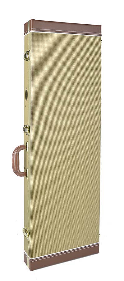 Standard Series Case for electric guitar, wood, rectangular model, tweed