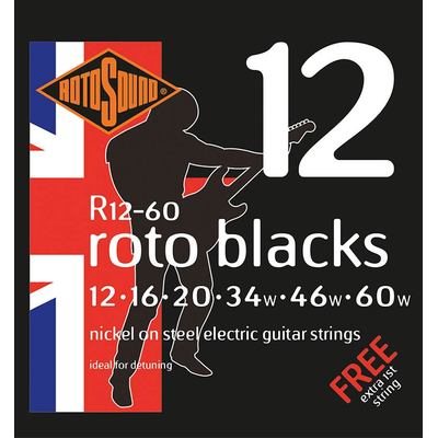 R12-60 Rotosound Roto string set electric nickel wound 12-60