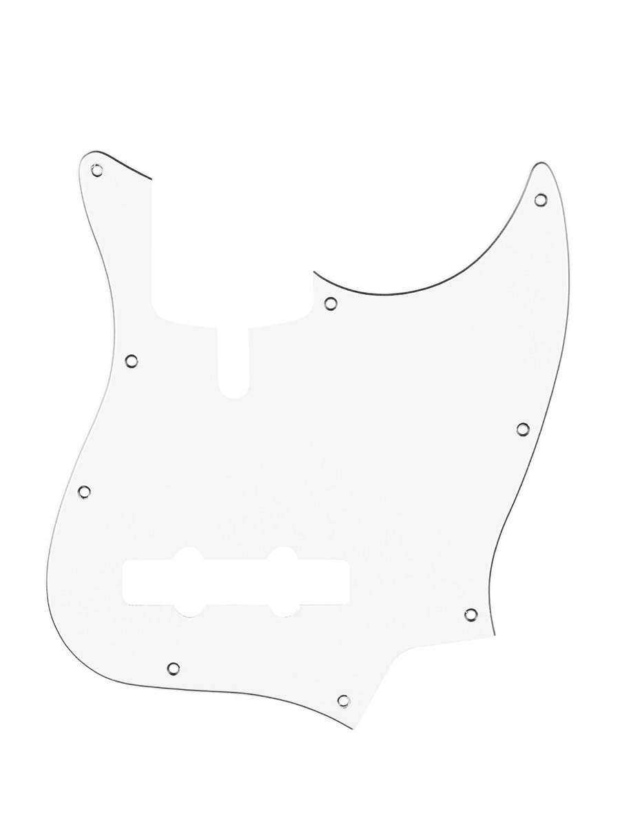 Boston pickguard, Sire Marcus Miller V-series, 3 ply, white