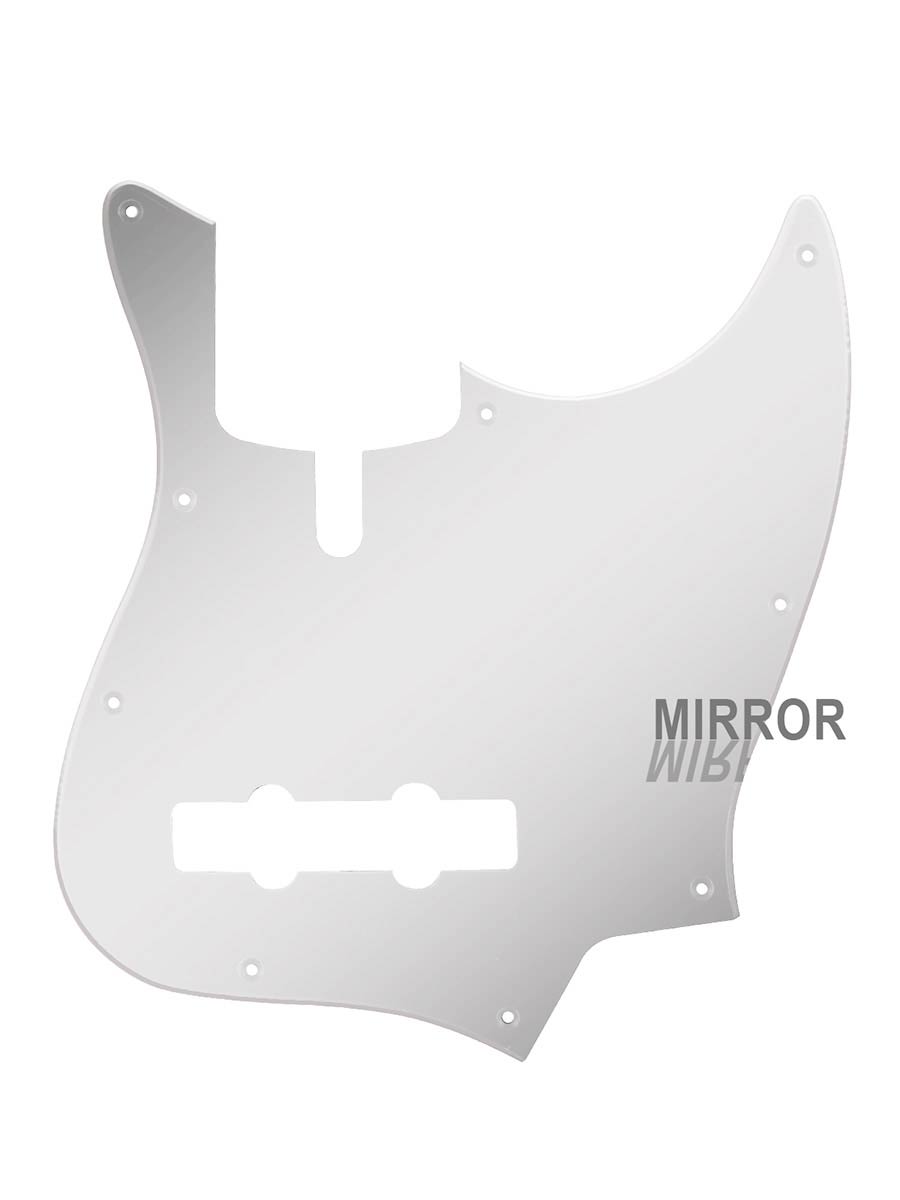 pickguard, Sire Marcus Miller V-series, 2 ply, mirror chrome