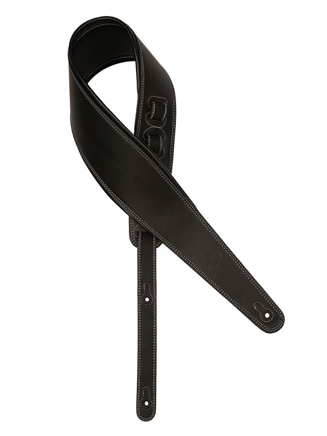 Gaucho Biker Series guitar strap, black
